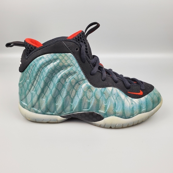 Nike Little Posite One GS Gone Fishing 12C - Picture 2 of 5